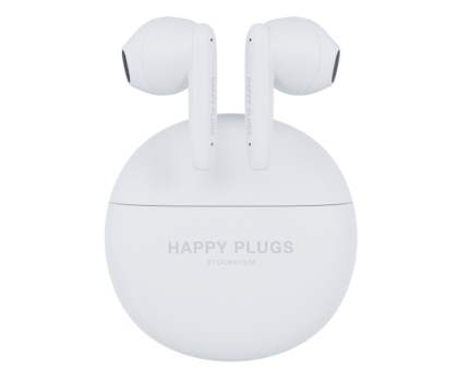 Słuchawka bezprzewodowa Happy Plugs Joy Lite bezprzewodowe słuchawki douszne z ENC white